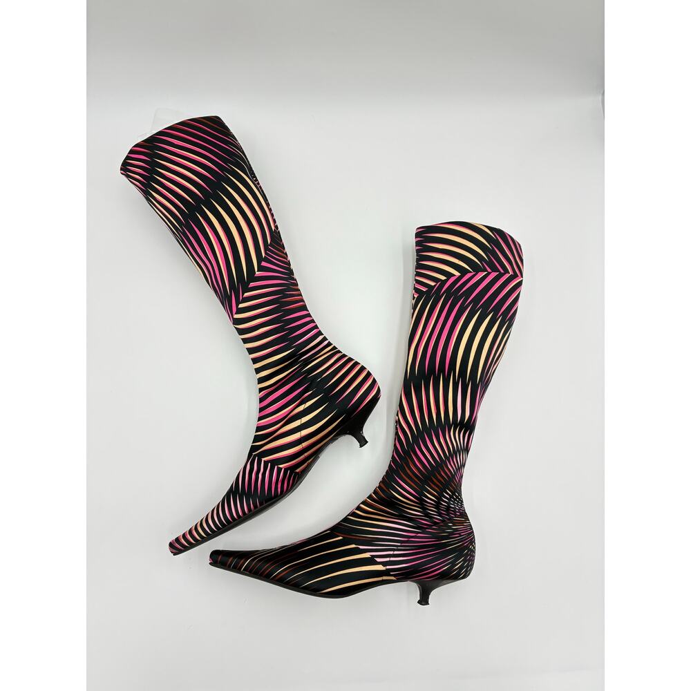 39 Missoni Satin Printed Boots - Picture 5 of 9